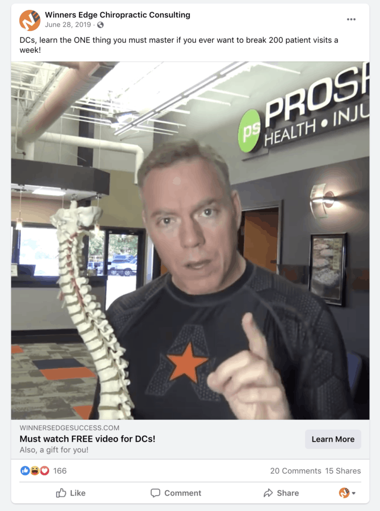 Facebook Ad Creative Example - Prospecting