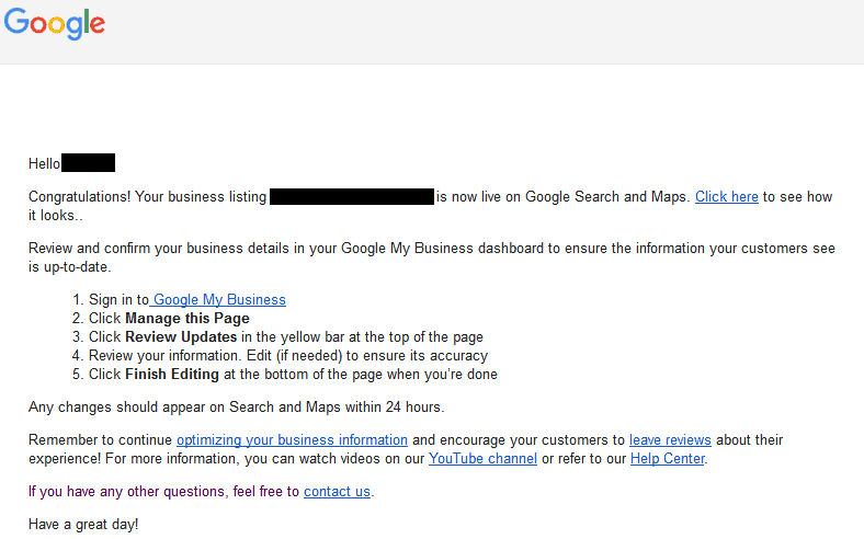 Successful Video Verification