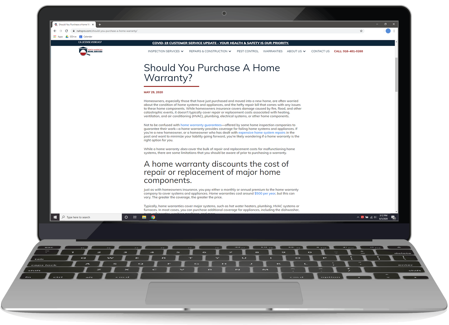 We use inbound marketing to better reach prospects and generate leads.